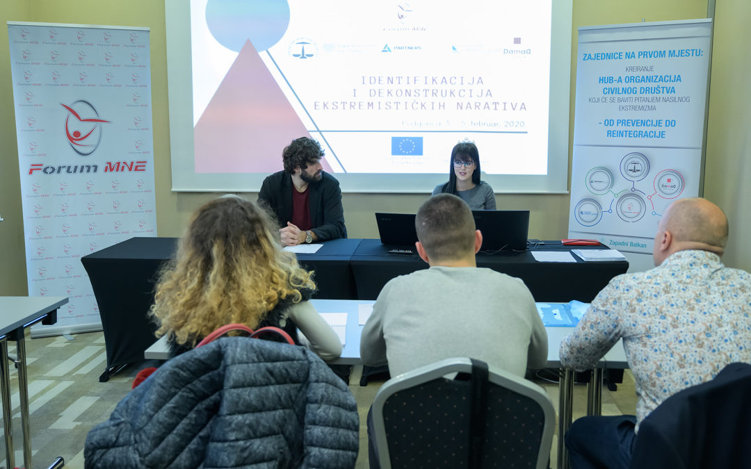 Trening: Identifikacija i dekonstrukcija ekstremističkih narativa