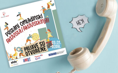 POZIV ZA NOVU GENERACIJU OMLADINSKIH AKTIVISTA/AKTIVISTKINJA